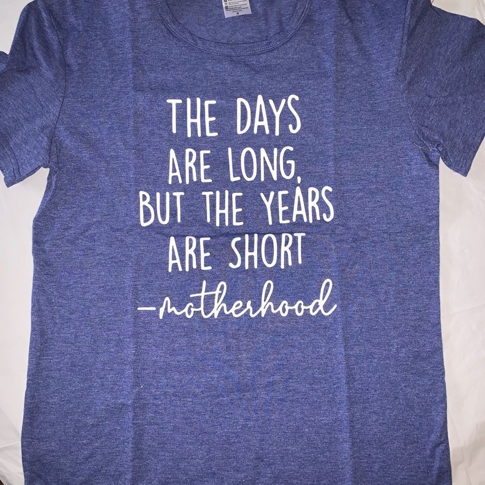 Brand new T-shirt with cute saying. Size small